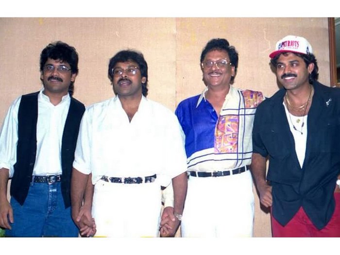 Krishnam Raju with Film Stars 